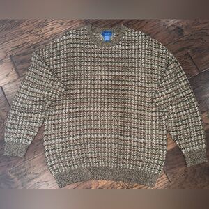 Vintage Towncraft Men's Brown Patterned Sweater size XL